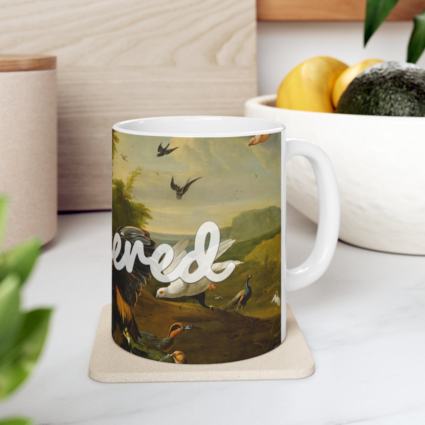 Feathered Mug