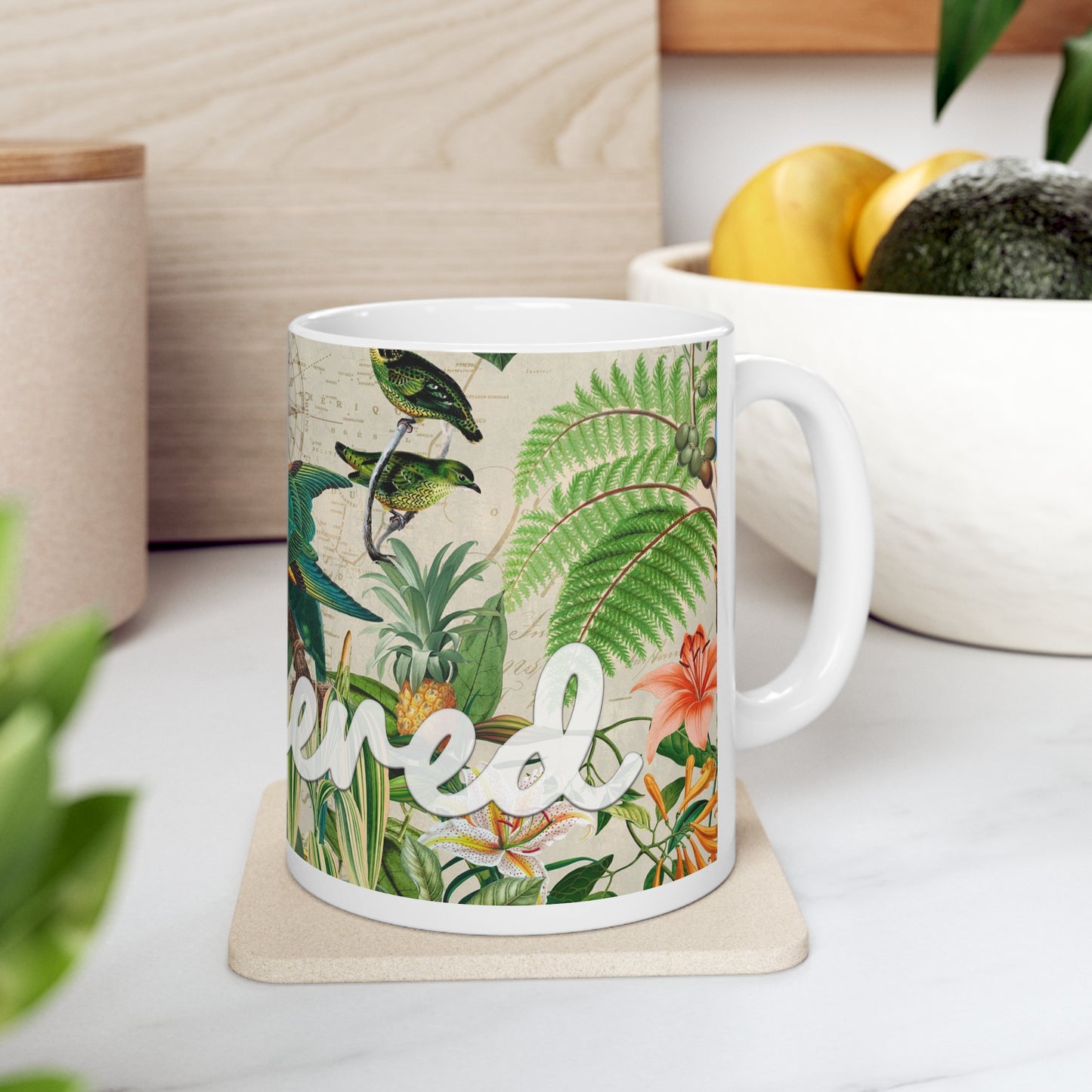 Feathered Mug